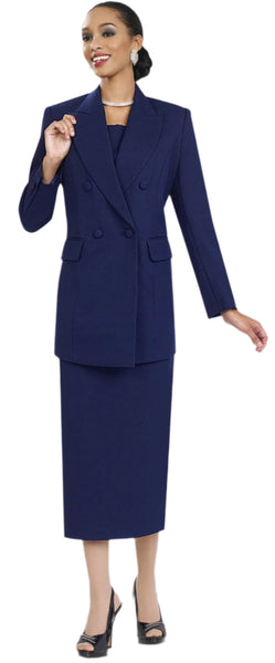 navy blue usher dresses Giovanna Usher Suit S0707-Navy, Navy / 16W