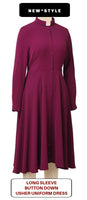 Long Sleeve Usher Dress