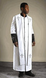 Clergy Robe with Matching Stole (Purple/Black)