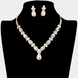 Rhinestone Necklace Set