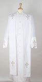 Clergy Robe with Matching Stole (White/Gold)