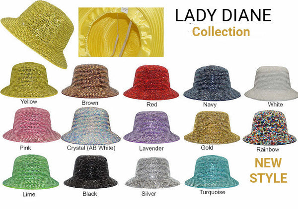 Lady Diane Rhinestone Hat