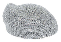 Full Rhinestone Beret Hat