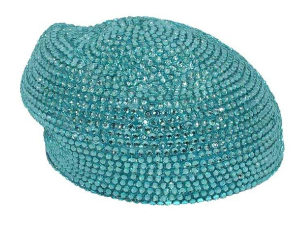 Full Rhinestone Beret Hat