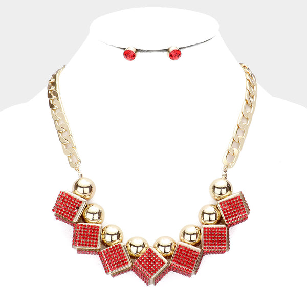 Embellished Necklace Set