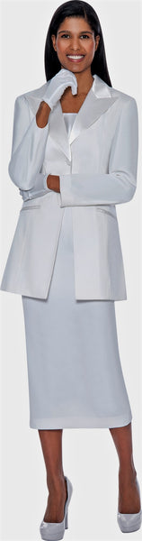 White Usher Suit (SIZE 16W)