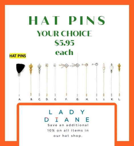 Dressy Hat Pins